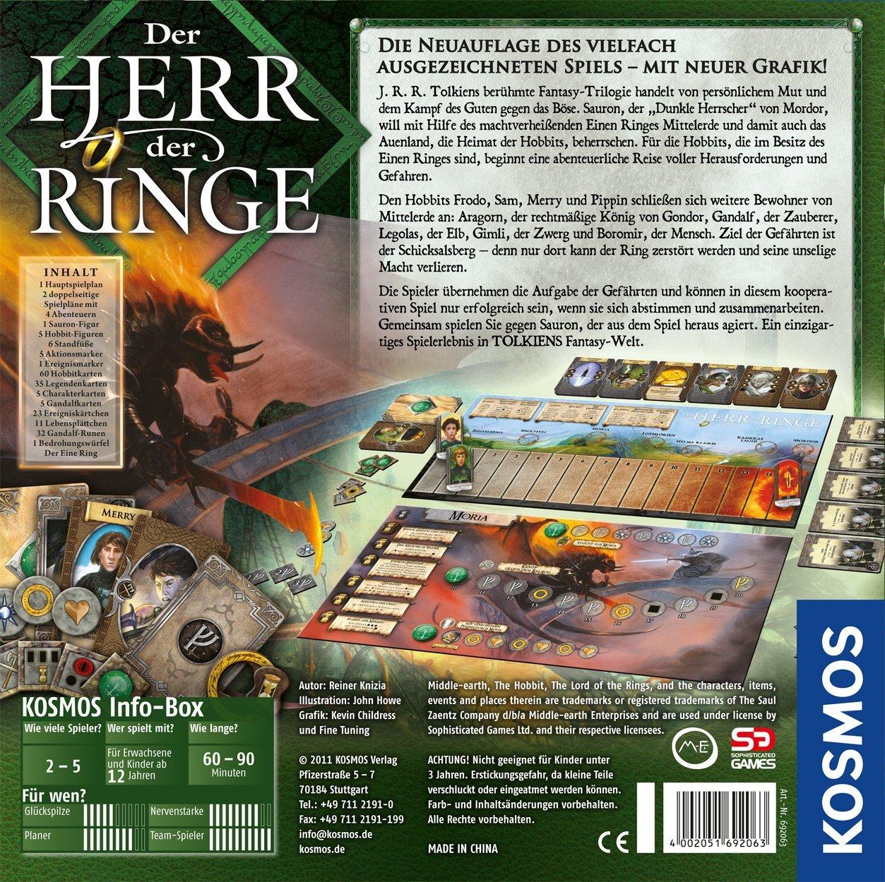 Herr der Ringe – Das Brettspiel zum beliebten Film & Buch