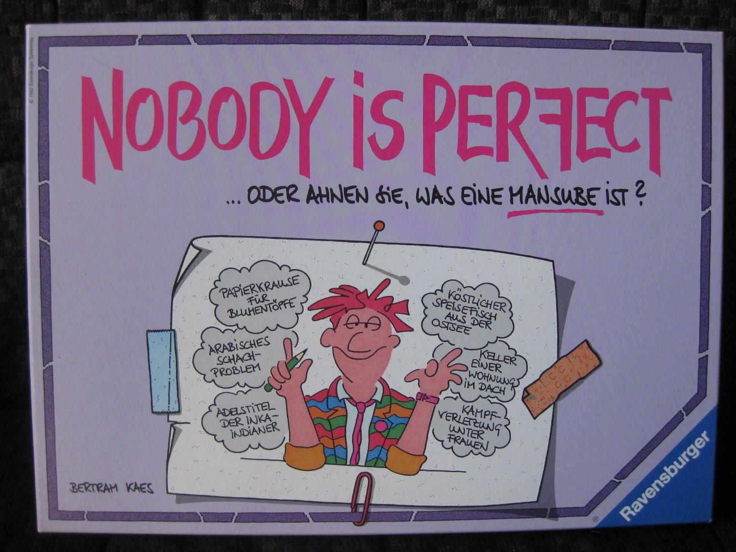 Nobody Ist Perfekt