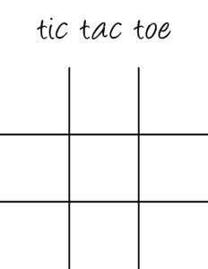 Tick Tack Toe: Regeln, Anleitung &amp; Vorlage zum Spiel 2024