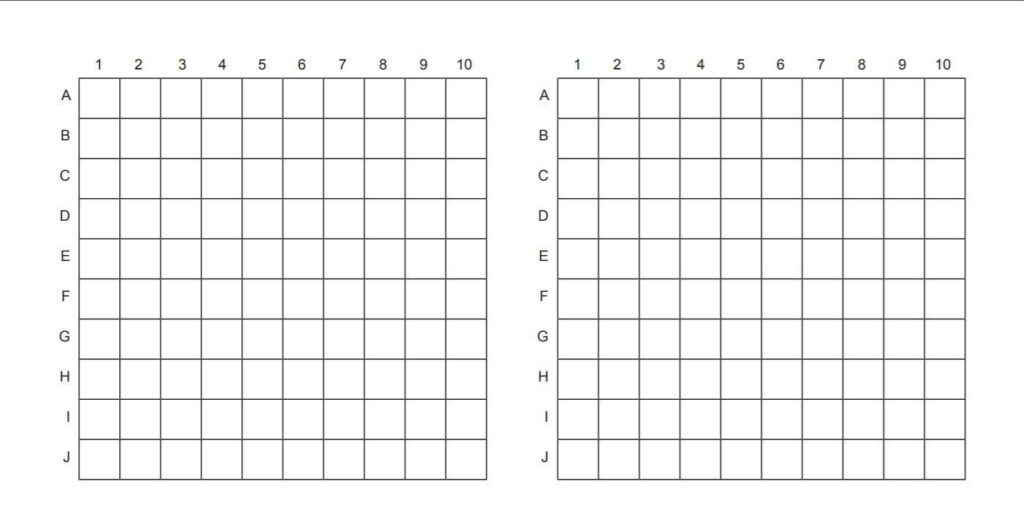 Schiffe versenken Vordruck & Regeln - PDF Download - Spielregeln.de