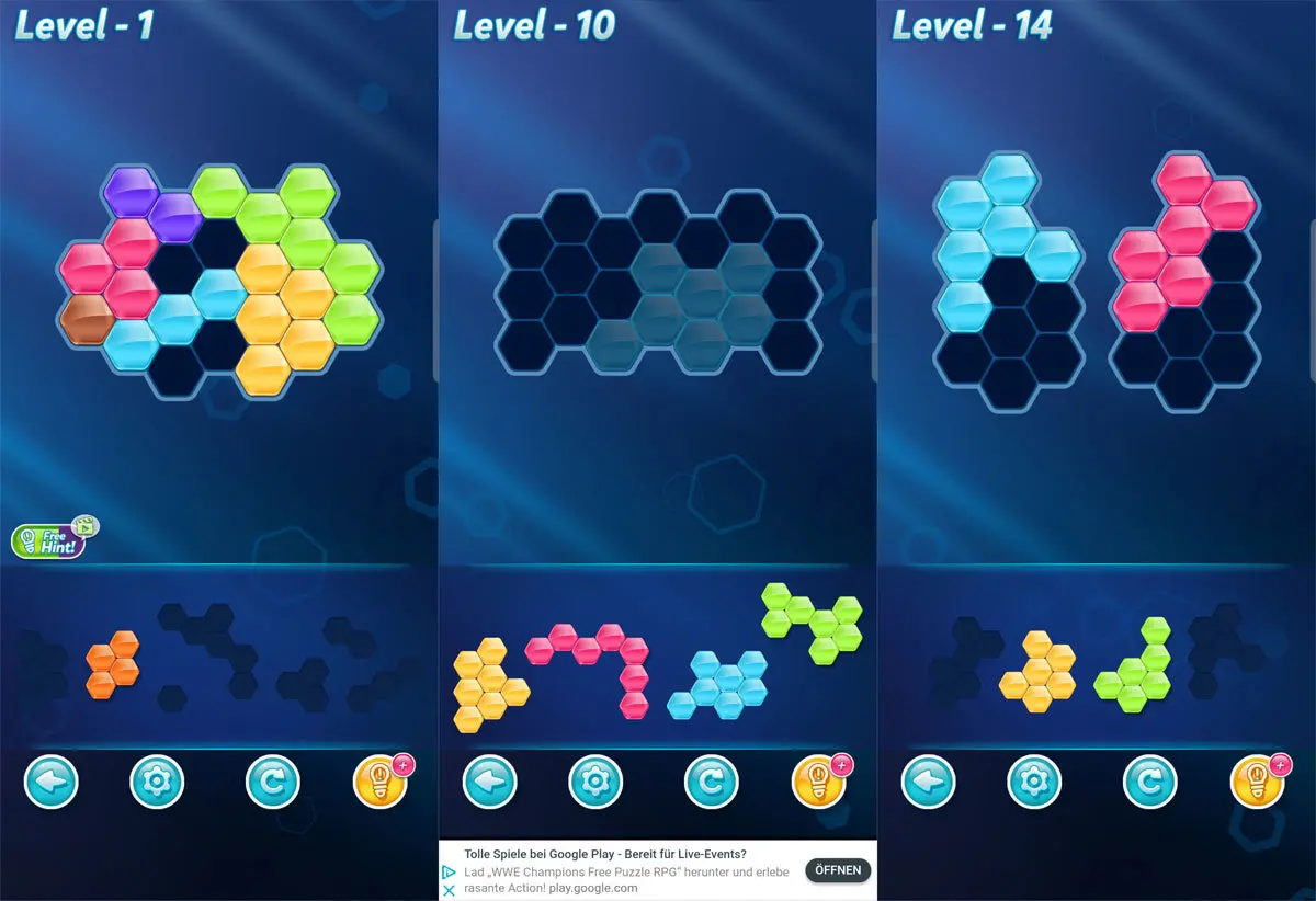 Block Hexa Puzzle Level