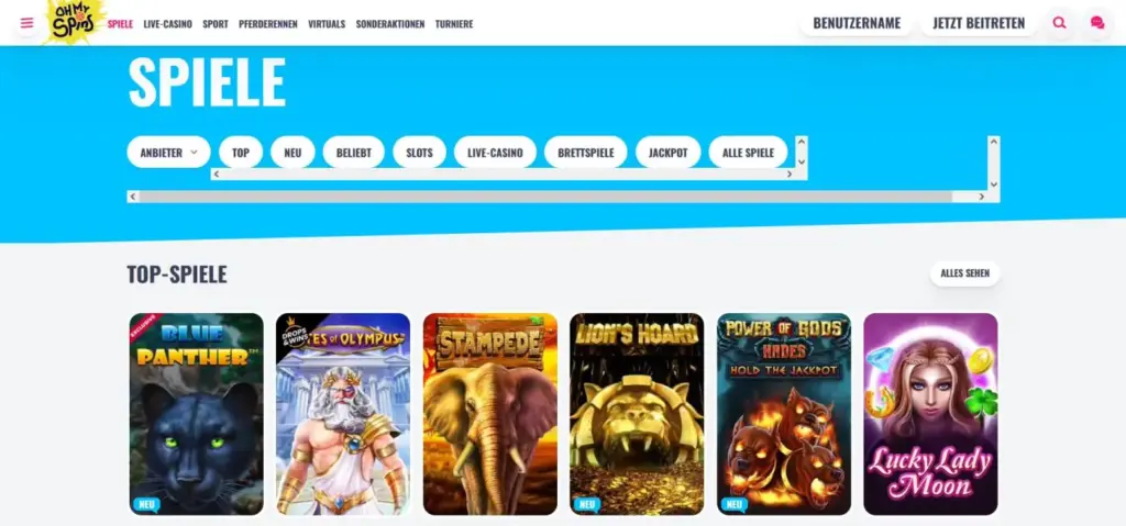 OhMySpins 2 ohmyspins-casino-spiele