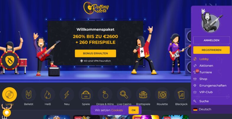 RollingSlots 6 rolling slots casino