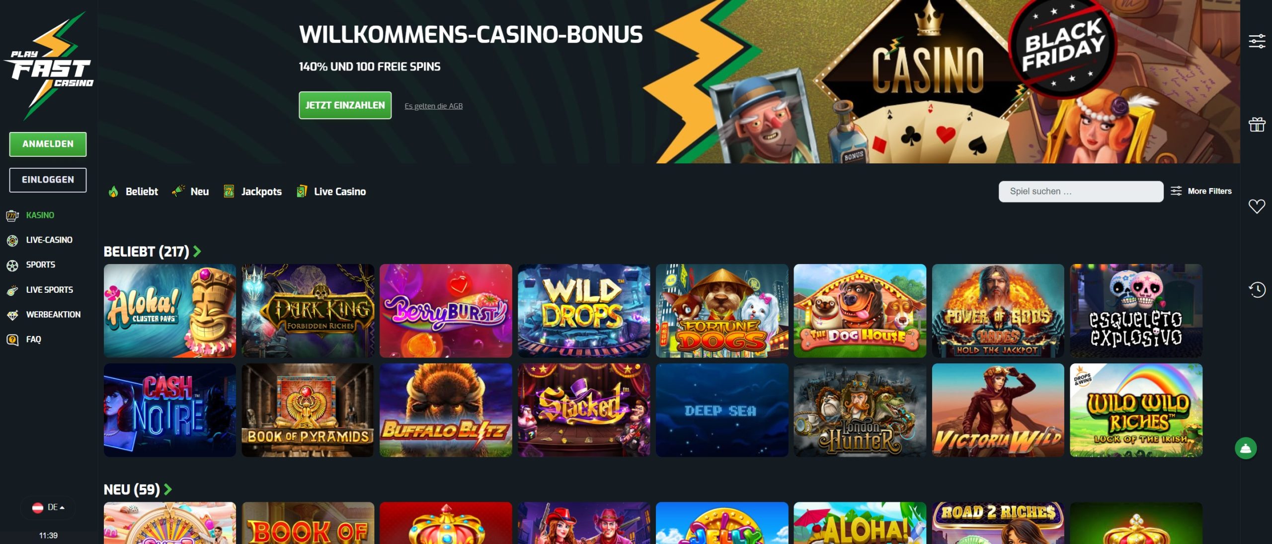 PlayFastCasino 2 play fast spiele