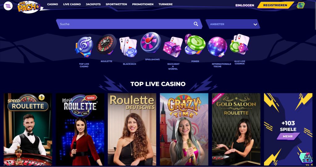 mrpacho live casino