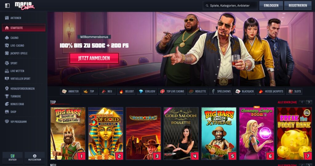 Mafia Casino Startseite