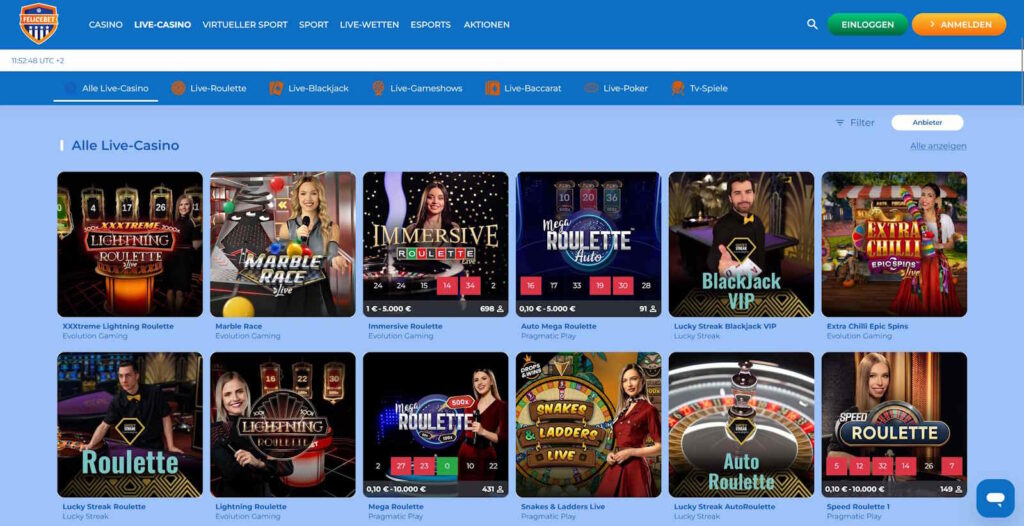 FeliceBet Live Casino