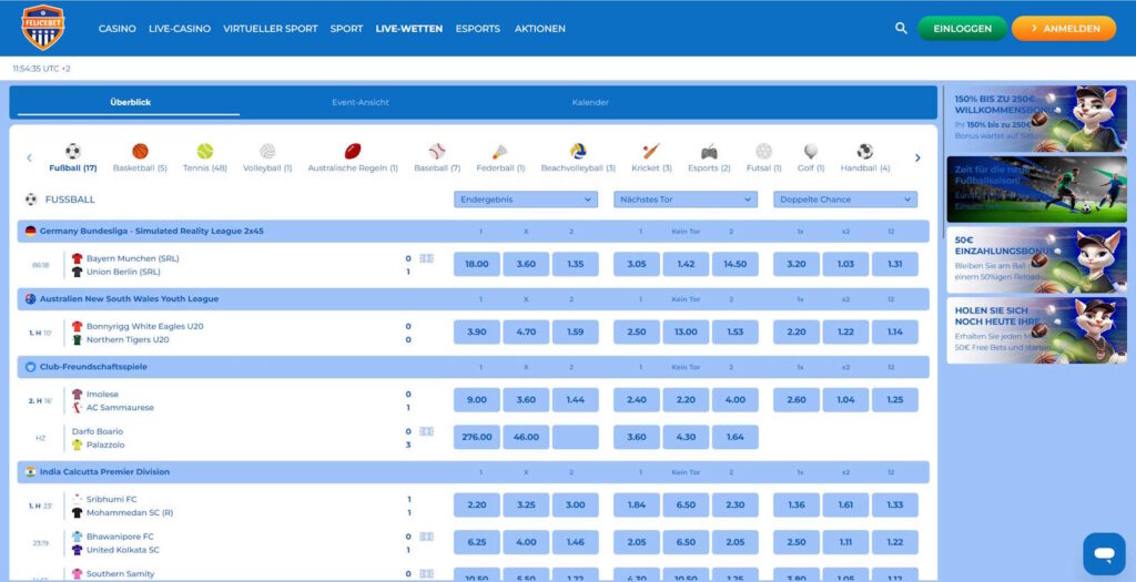 FeliceBet Livewetten