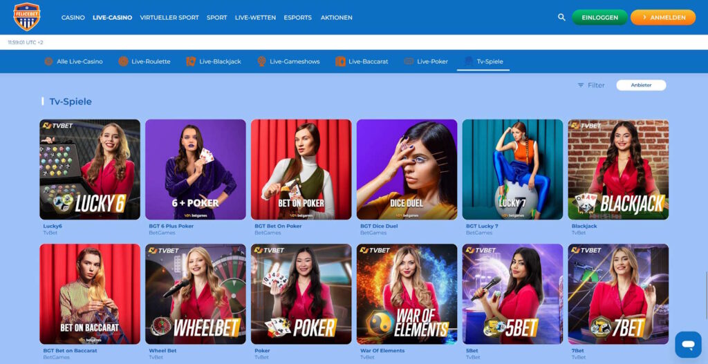 FeliceBet TV Spiele