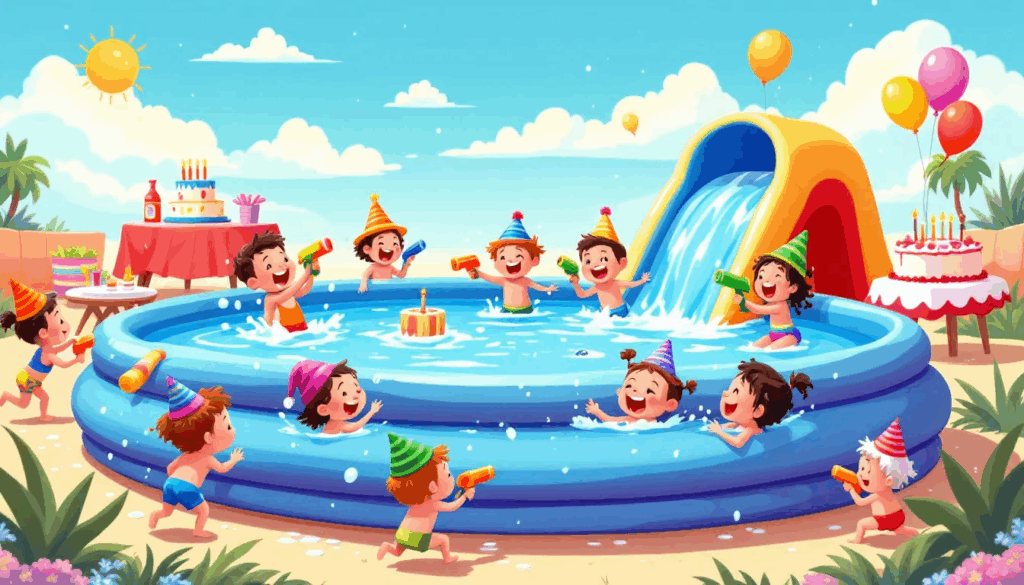 Wasserspiele für heiße Tage