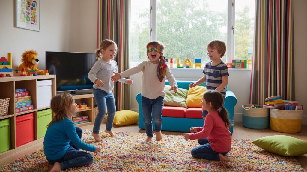 Spiele mit Kindern für drinnen: Über 50 kreative Indoorspiele für zuhause 1 Blinde Kuh und andere Indoorspiele