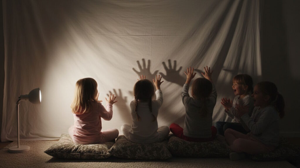 Spiele mit Kindern für drinnen: Über 50 kreative Indoorspiele für zuhause 4 Schattenspiele Indoor