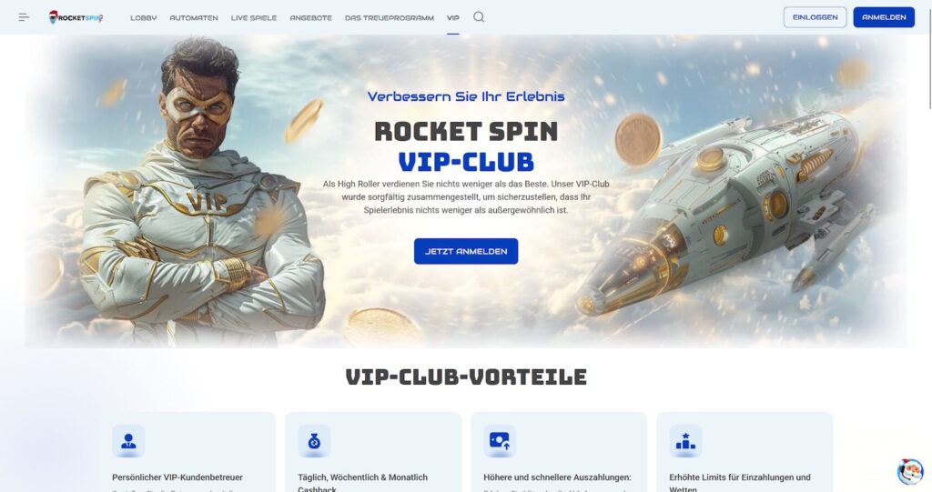 Rocketspin VIP Club