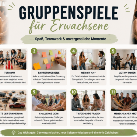 Gruppenspiele für Erwachsene: Ideen für mehr Spaß, Teamgeist & Wir-Gefühl