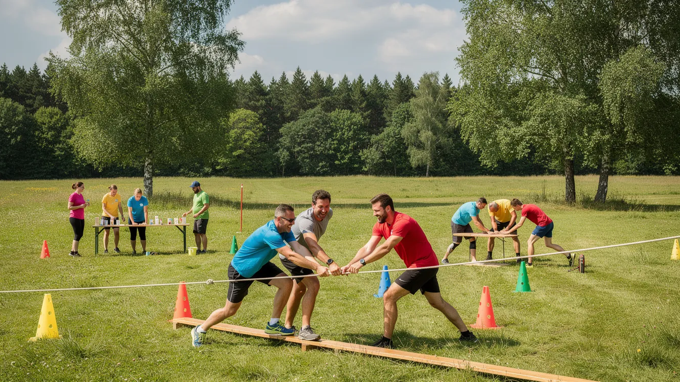 Gruppenspiele für Erwachsene: Ideen für mehr Spaß, Teamgeist & Wir-Gefühl 3 Gruppenspiele für Erwachsene im Freien