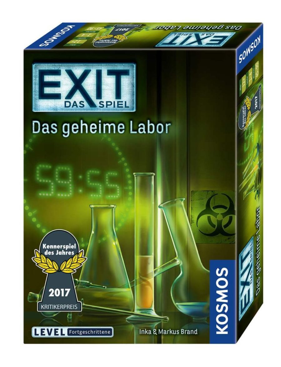 EXIT Das Spiel Spielanleitung für Das geheime Labor  - PDF Download